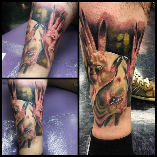 Explore praying hands tattoo ideas, creative tattoo ideas in Fulton, available at The Kings Head Tattoo Company