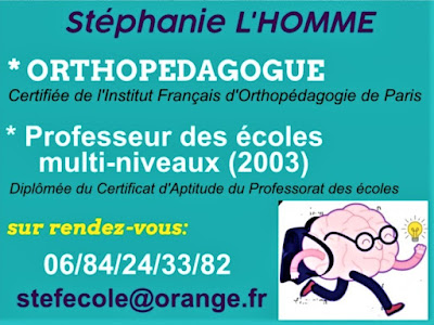 Orthopédagogue Stéphanie L'HOMME à Cherbourg-en-Cotentin