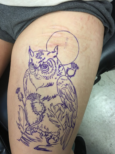 Explore cover up tattoo ideas on forearm, creative tattoo ideas in Fargo, available at Golden Dragon Tattoo