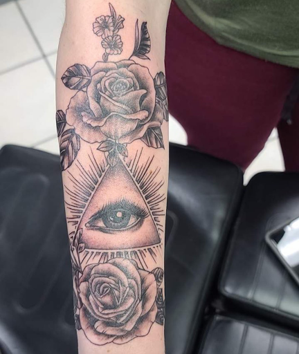 Explore american flag tattoo ideas, creative tattoo ideas in Myrtle Beach, available at Myrtle Beach Ink