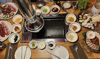 Plats et boissons du Restaurant coréen SINDANG GRILL à Paris - n°1