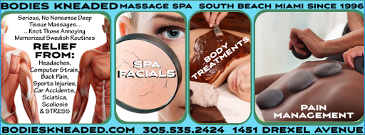 Day Spa «Bodies Kneaded Massage Spa South Beach Miami», reviews and photos, Drexel Ave & Española Way, Miami Beach, FL 33139, USA