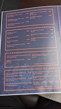 Saigon Hanoi - Restaurant Vietnamien Paris 11 à Paris menu