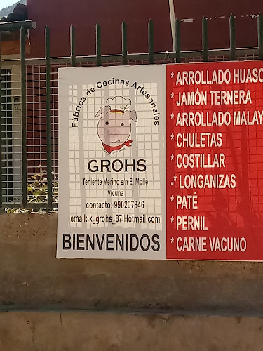 Opiniones de Cecinas Artesanales Grohs en Vicuña - Carnicería