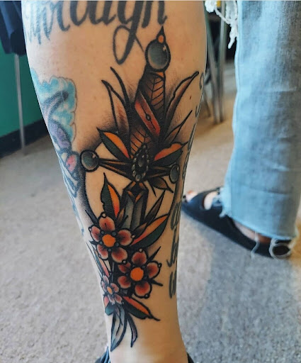 Explore inner bicep tattoo ideas for men, creative tattoo ideas in Worcester, available at Ideal Americana Tattoo Company