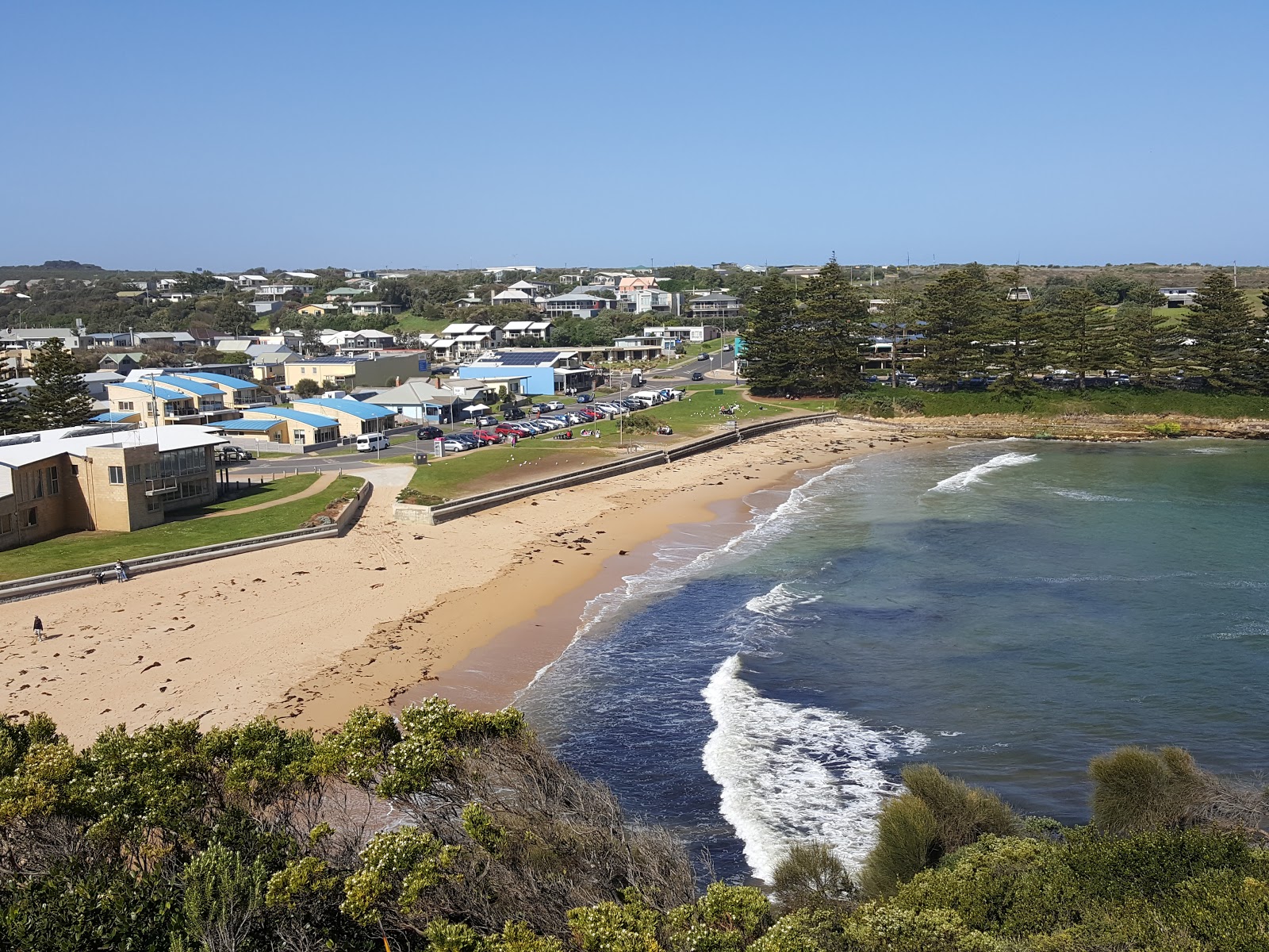 Fotografie cu Port Campbell Beach cu mic golf