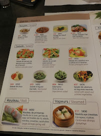 Restaurant japonais Oasie à Boulogne-Billancourt - menu / carte