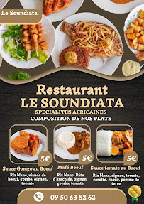 Le Soundiata à Alfortville menu