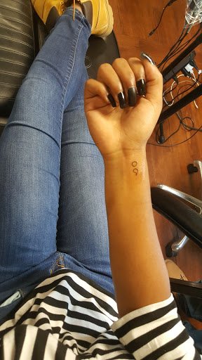 Explore neck and shoulder tattoo ideas, creative tattoo ideas in Baltimore, available at Deville Ink Tattoo & Piercing Company