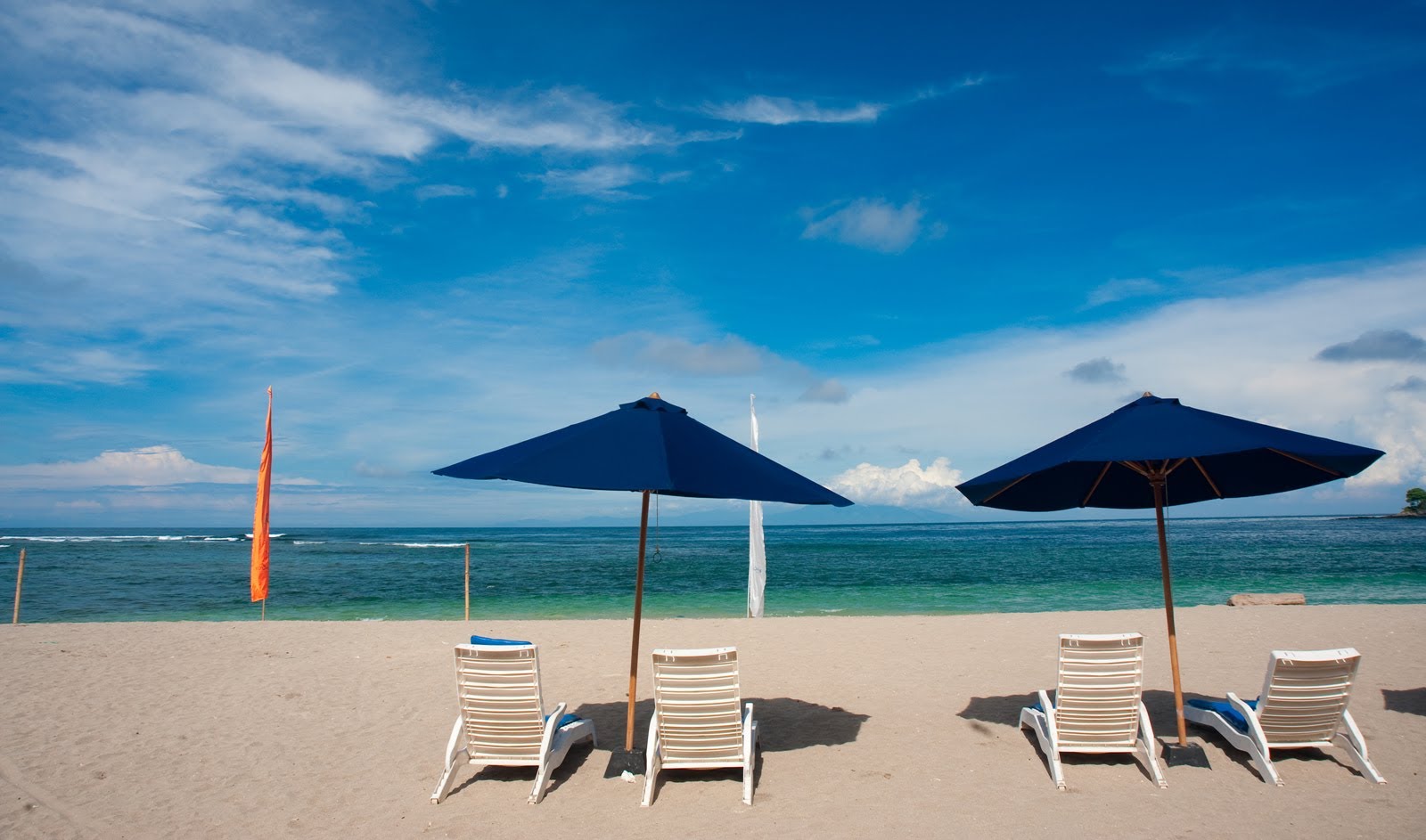 Foto van Senggigi Beach deels hotelgebied