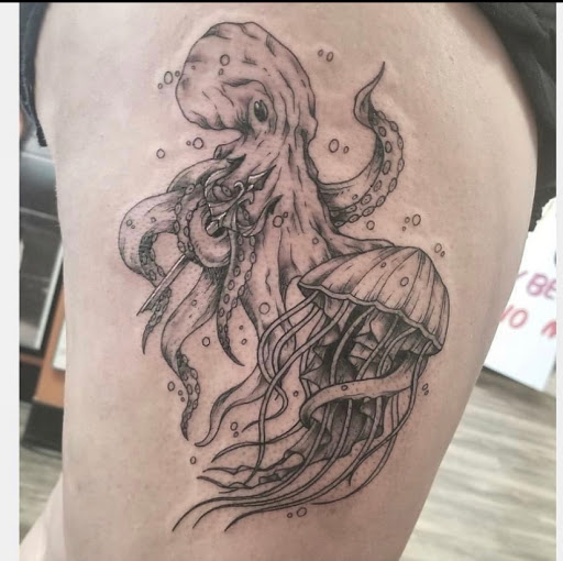 Explore tattoo cover ideas, creative tattoo ideas in Hazard, available at Lost Gypsy Tattoo