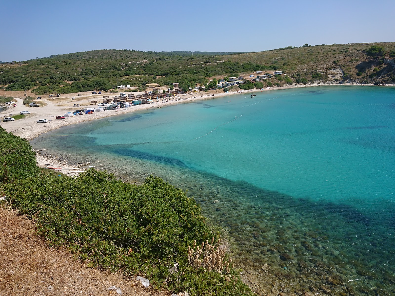 Foto de Demircili Plaji com pequenas pedras cinzentas superfície
