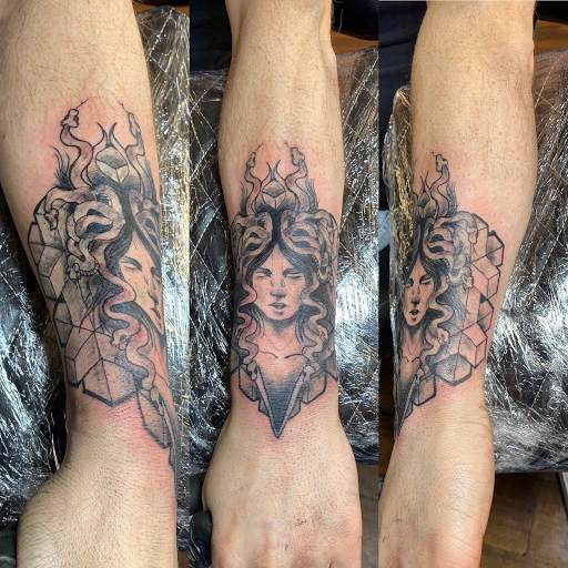 Explore tramp stamp cover up tattoo ideas, creative tattoo ideas in Fort Oglethorpe, available at The Helm Tattoo & Piercing