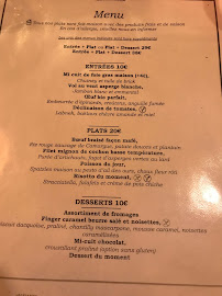 Restaurant français L'Annexe à Paris - menu / carte