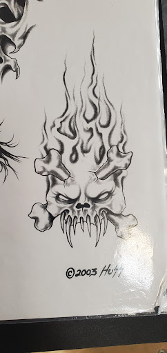 Explore traditional knee tattoo ideas, creative tattoo ideas in Port Aransas, available at SHARK ATTACK TATTOO