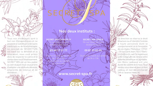 Secret Spa Chantilly 14 Rue Saint-Laurent, 60500 Chantilly, France