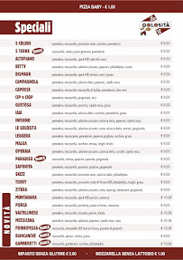 Menu du Le Golosità di Daniele Rossi à Mezzocorona