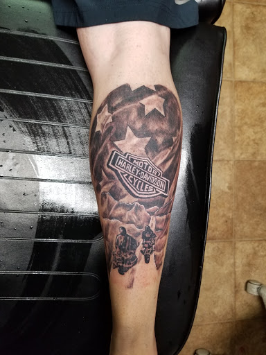 Explore single needle tattoo ideas, creative tattoo ideas in Conway, available at Primal Urge Tattoos