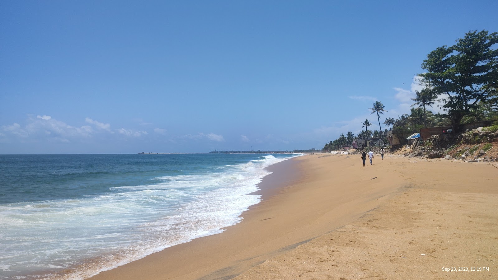 Foto von Kollam Beach mit etwas sauber Sauberkeitsgrad