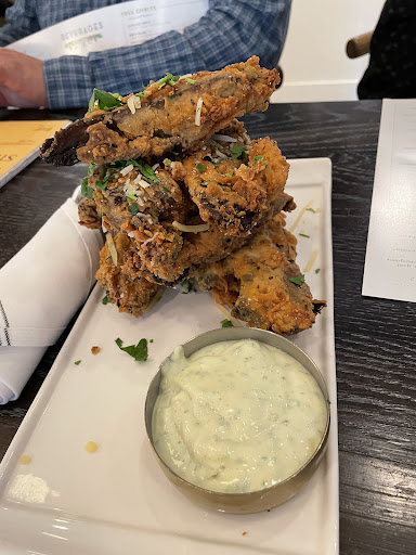 Portobello mushroom fries