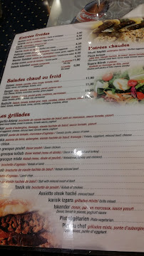 Grill d'Istanbul à Courbevoie menu