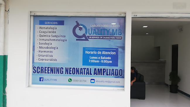 Opiniones de Laboratorio Clínico Quality MB en Santo Domingo de los Colorados - Médico