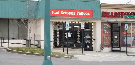 Tattoo Shop «Red Octopus Tattoos & Body Piercings», reviews and photos, 7465 Annapolis Rd, Hyattsville, MD 20784, USA