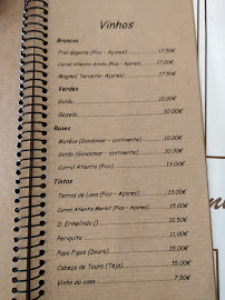 Restaurant O Branquinho à Rosais (le menu)