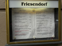 Menu du Gaststätte Friesendorf à Iserlohn