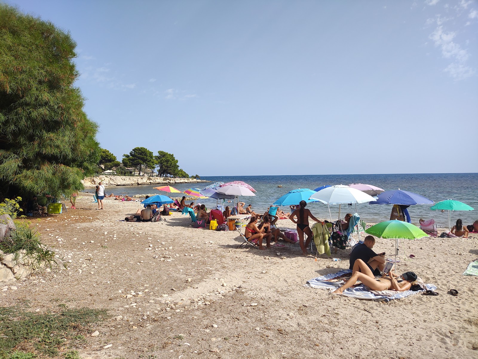 Zdjęcie Plaża Calamosca obszar udogodnień