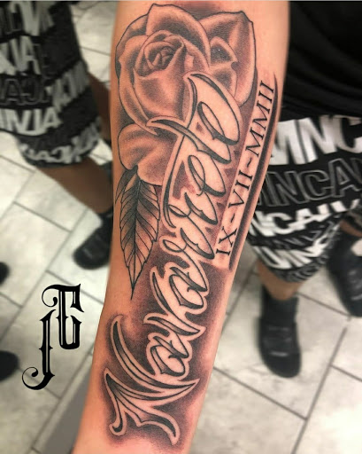 Explore athlete tattoo ideas, creative tattoo ideas in Palmyra, available at Muse Tattoo & Body Piercing