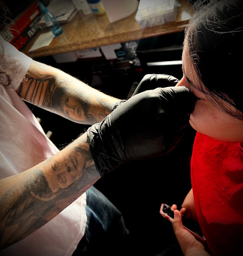 Explore trident tattoo ideas, creative tattoo ideas in Aurora, available at Aztek Tattoo