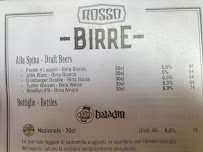 Restaurant italien Rosso Eat Drink Stay à Rome - menu / carte