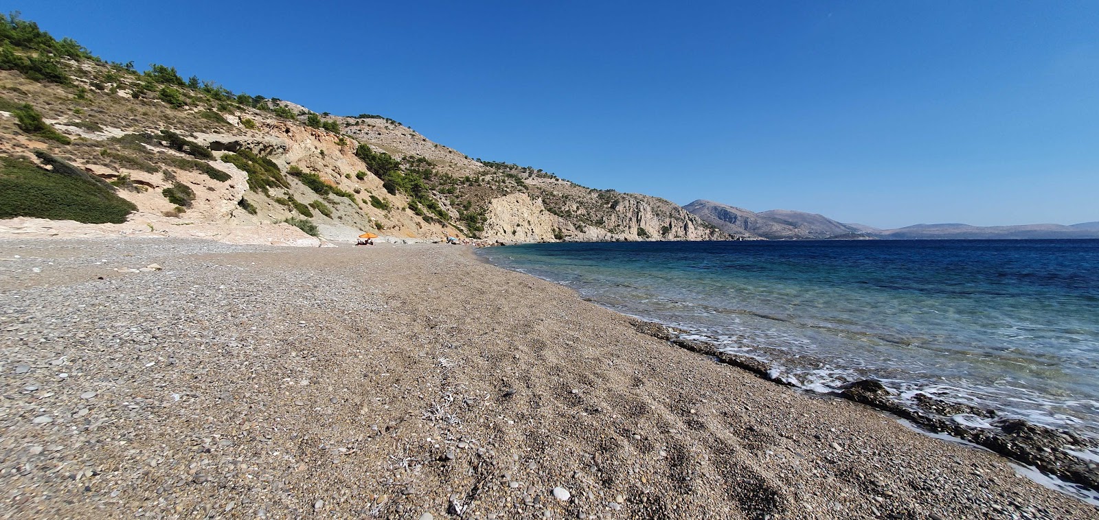 Foto de Makri Ammos com baía espaçosa