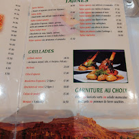 Menu du L'arganier à Soissons