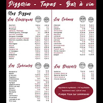 Pizzeria Restaurant Bar à vin L'Atrape à vin à Barbentane carte