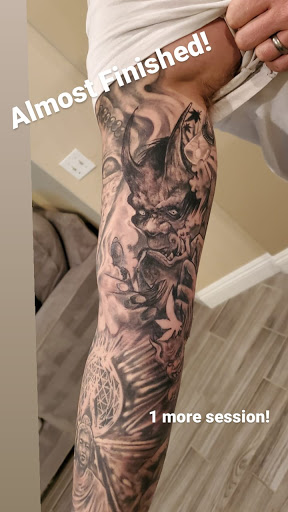 Explore god of war ragnarok tattoo ideas, creative tattoo ideas in Murrieta, available at CON INK TATTOOS LLC