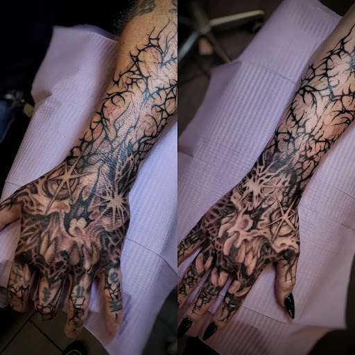 Explore nautical compass tattoo ideas, creative tattoo ideas in Palm Harbor, available at Angry Owl Tattoo and Piercing