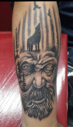 Explore fisherman tattoo ideas, creative tattoo ideas in Searcy, available at Eternal Art Tattoo Studio lc