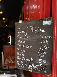 Carte du Chez Thérésa à Nice