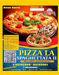 Carte du Pizzeria La Spaghettata 2 München à Munich