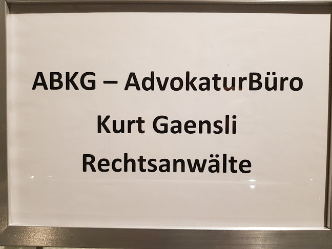 Rezensionen über ABKG - AdvokaturBüro Kurt Gaensli in Thun - Anwalt