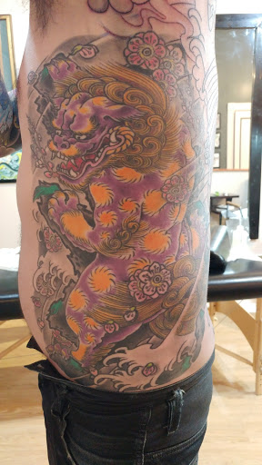 Explore construction worker tattoo ideas, creative tattoo ideas in Covington, available at Illuminaut Tattoo