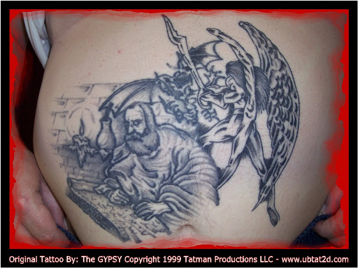 Explore stomach tattoo ideas for men, creative tattoo ideas in Topeka, available at Artist Alley Studio Tattoos & Piercings
