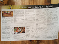 Menu / carte de Bruschetteria Redoro à Verona