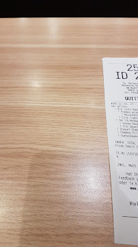 Restauration rapide McDonald's à Giengen (le menu)