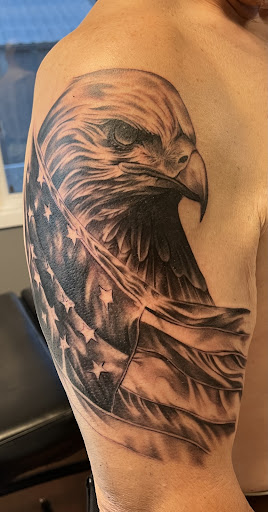 Explore card tattoo ideas, creative tattoo ideas in Omaha, available at Liquid Courage Tattoos