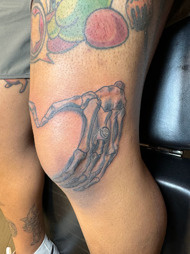 Explore poker tattoo ideas, creative tattoo ideas in Palm Harbor, available at Angry Owl Tattoo and Piercing