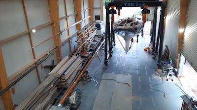 Woodspars atelier gréement bois à Locmariaquer