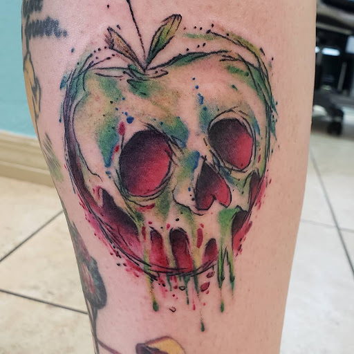 Explore cover up small tattoo ideas, creative tattoo ideas in Orlando, available at Dungeon Tattoos & Body Piercing